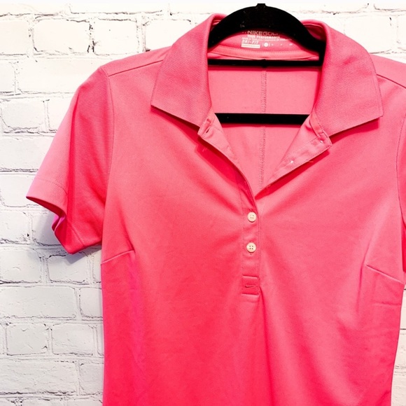 Bright Pink Nike Golf Tee - Picture 2 of 4
